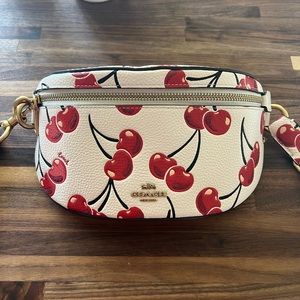 Coach cherry Fanny pack